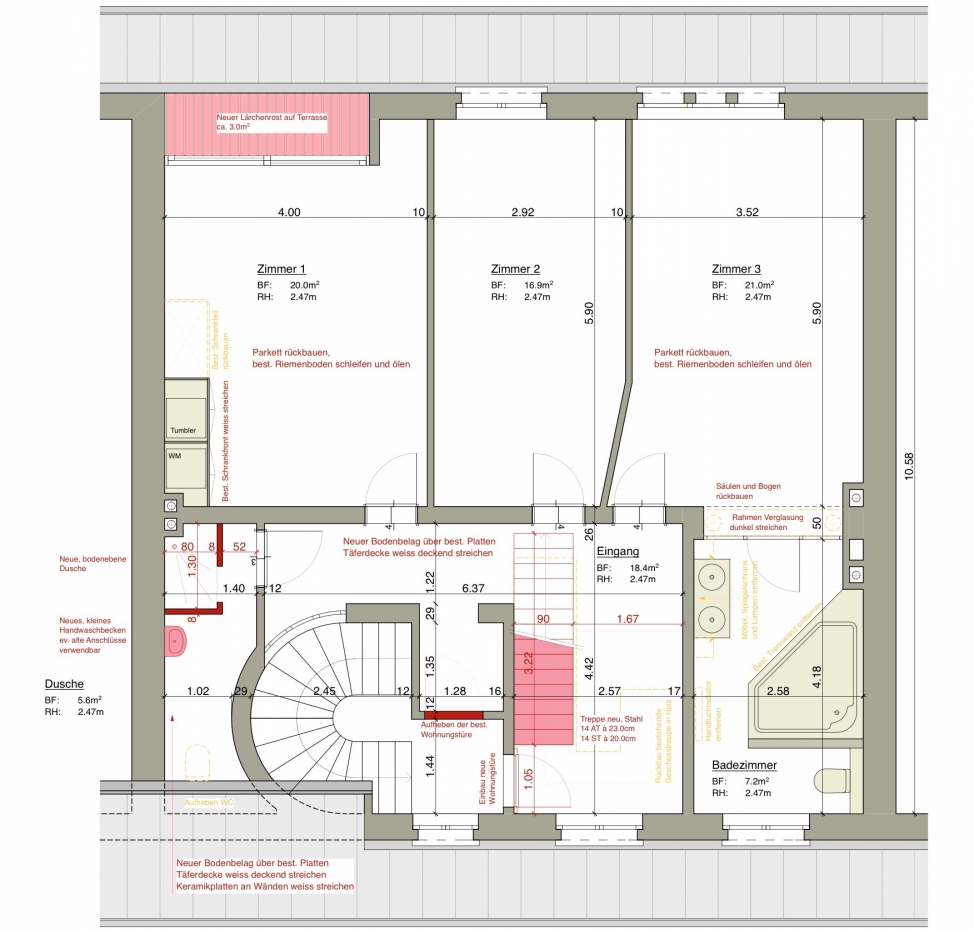 Grundriss Dachgeschoss