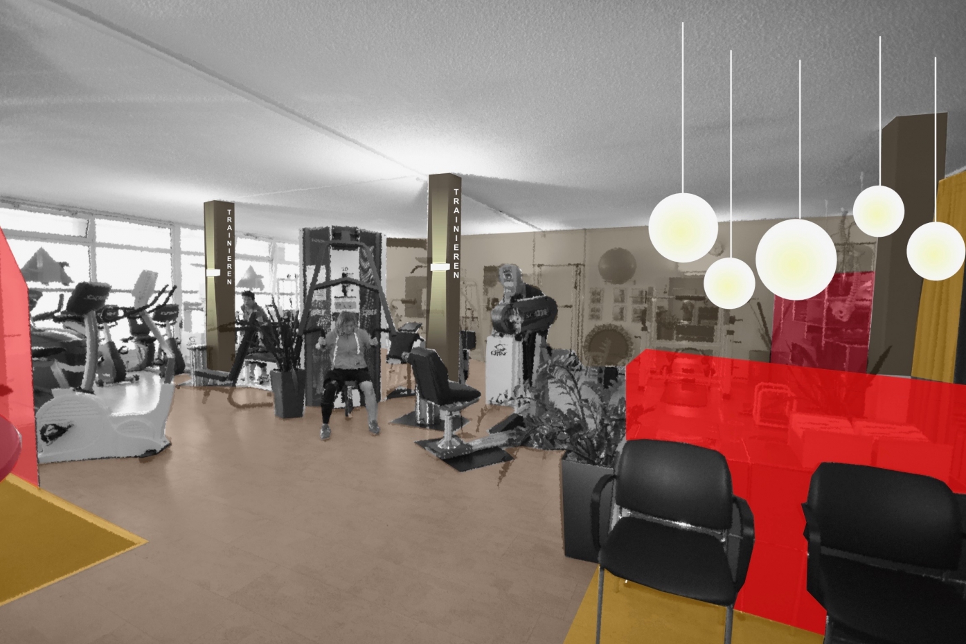 Fotomontage neue Farbgebung